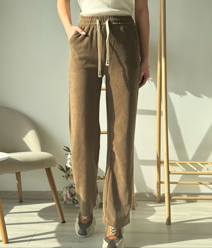 Спортен панталон от джинсов плат