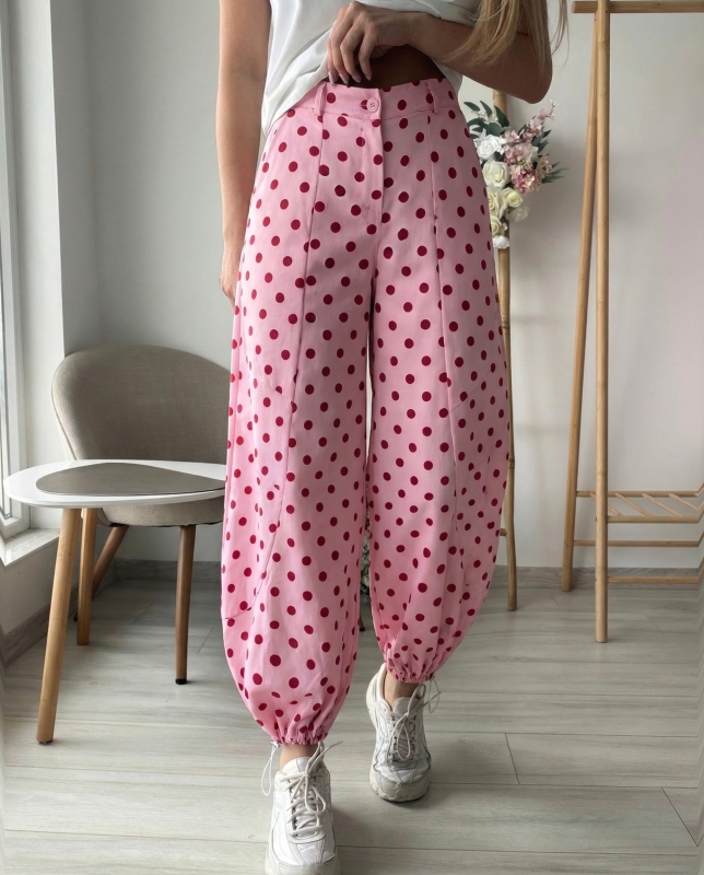 Розов панталон Dots