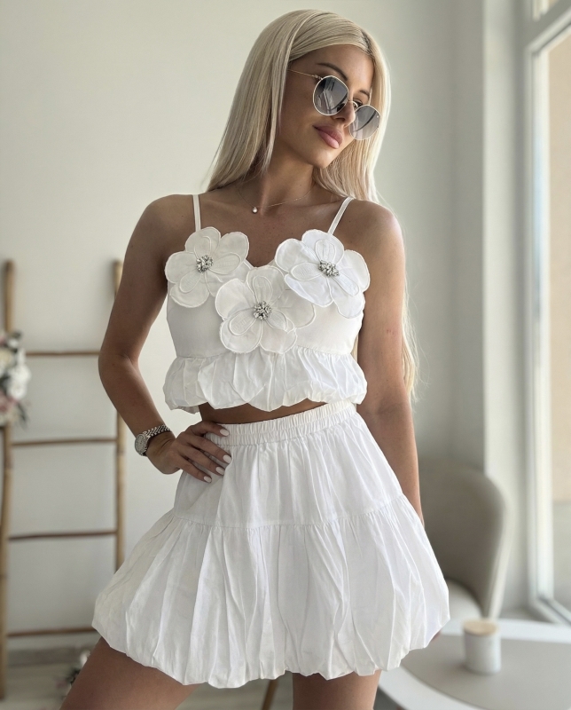 Бял комплект Aura