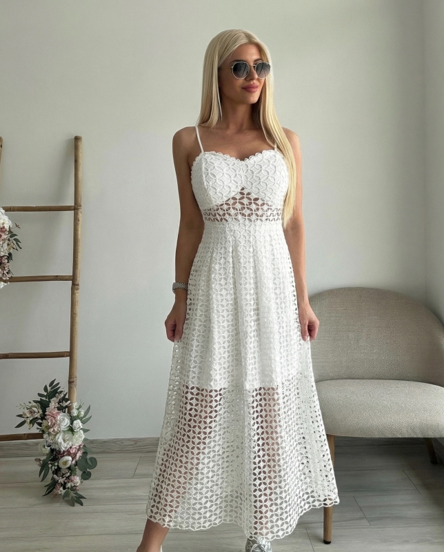 Бяла рокля LUNA