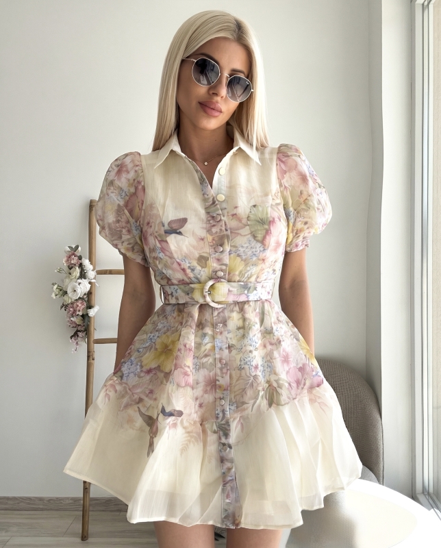 Рокля Колибри розова