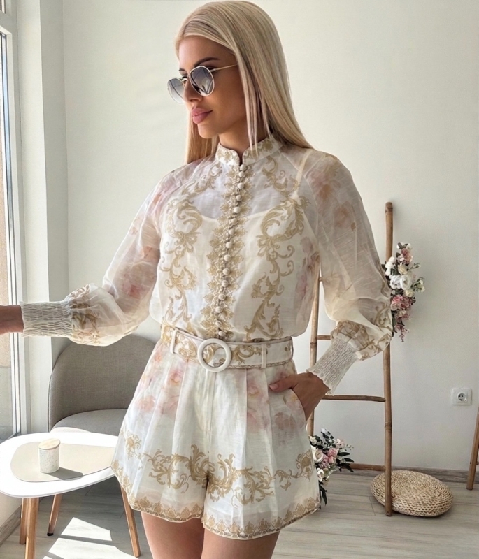 Комплект риза и панталони Ivory