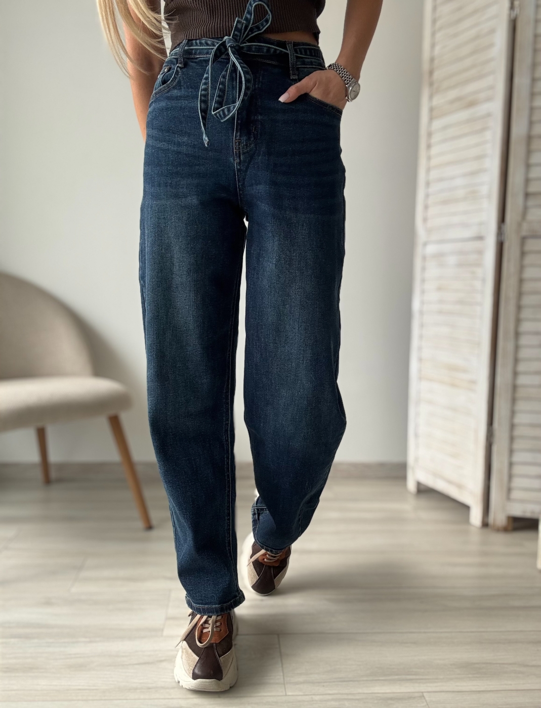 Дънки с връзка