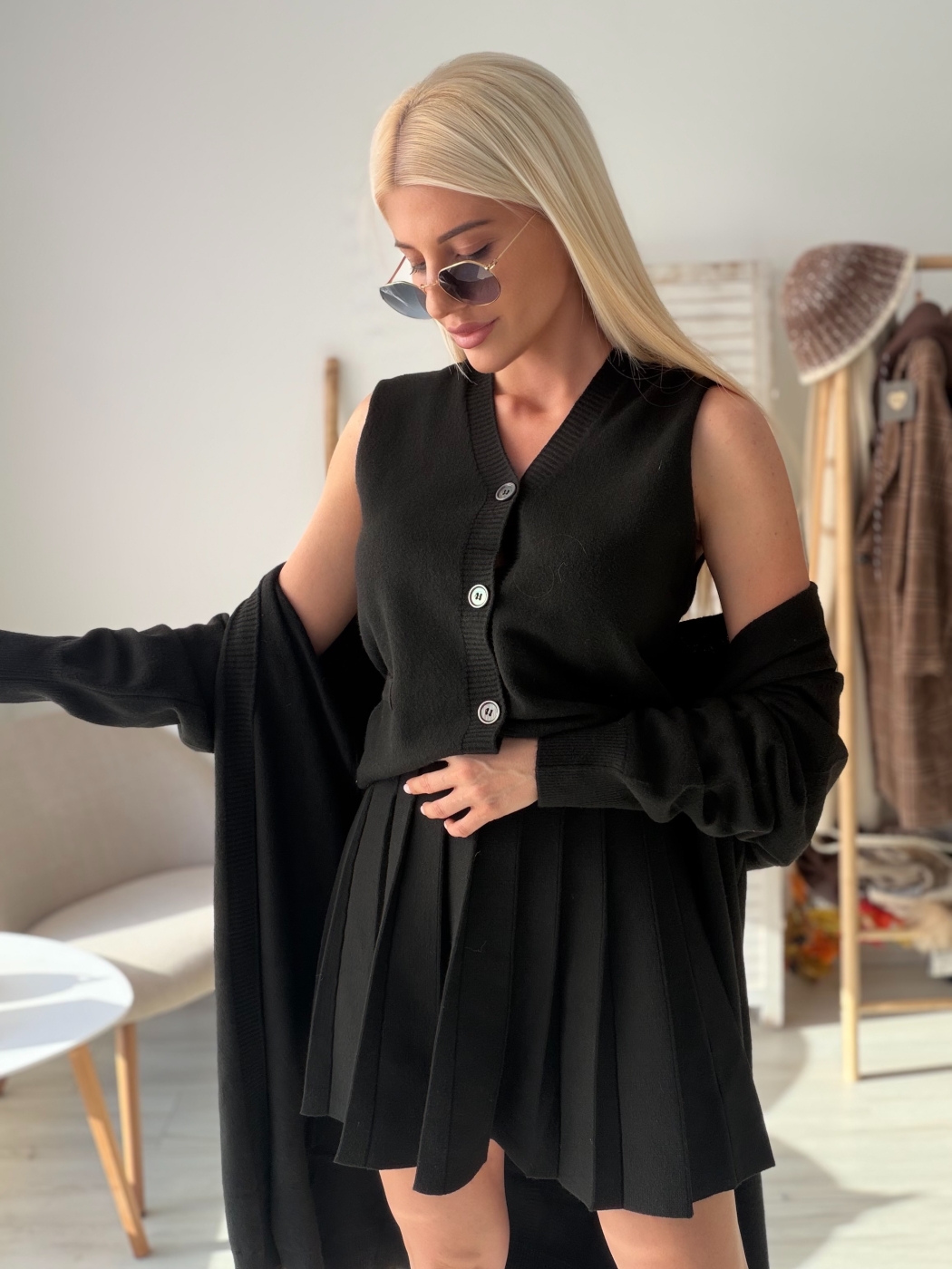 Черен комплект 3 части 