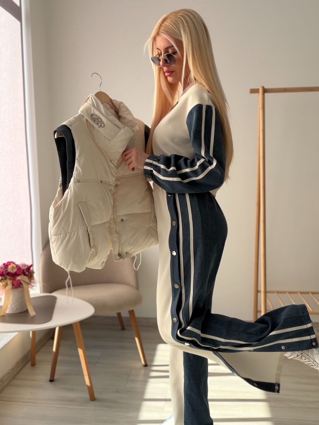 Комплект екрю с деним 3 части