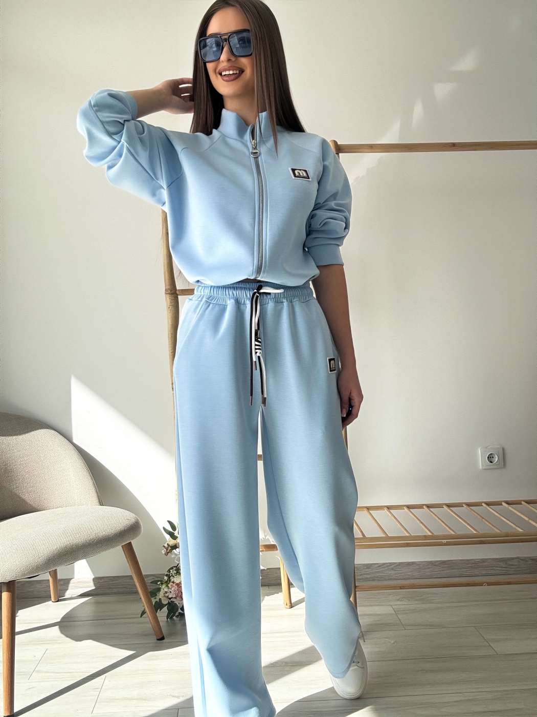 Син спортен комплект