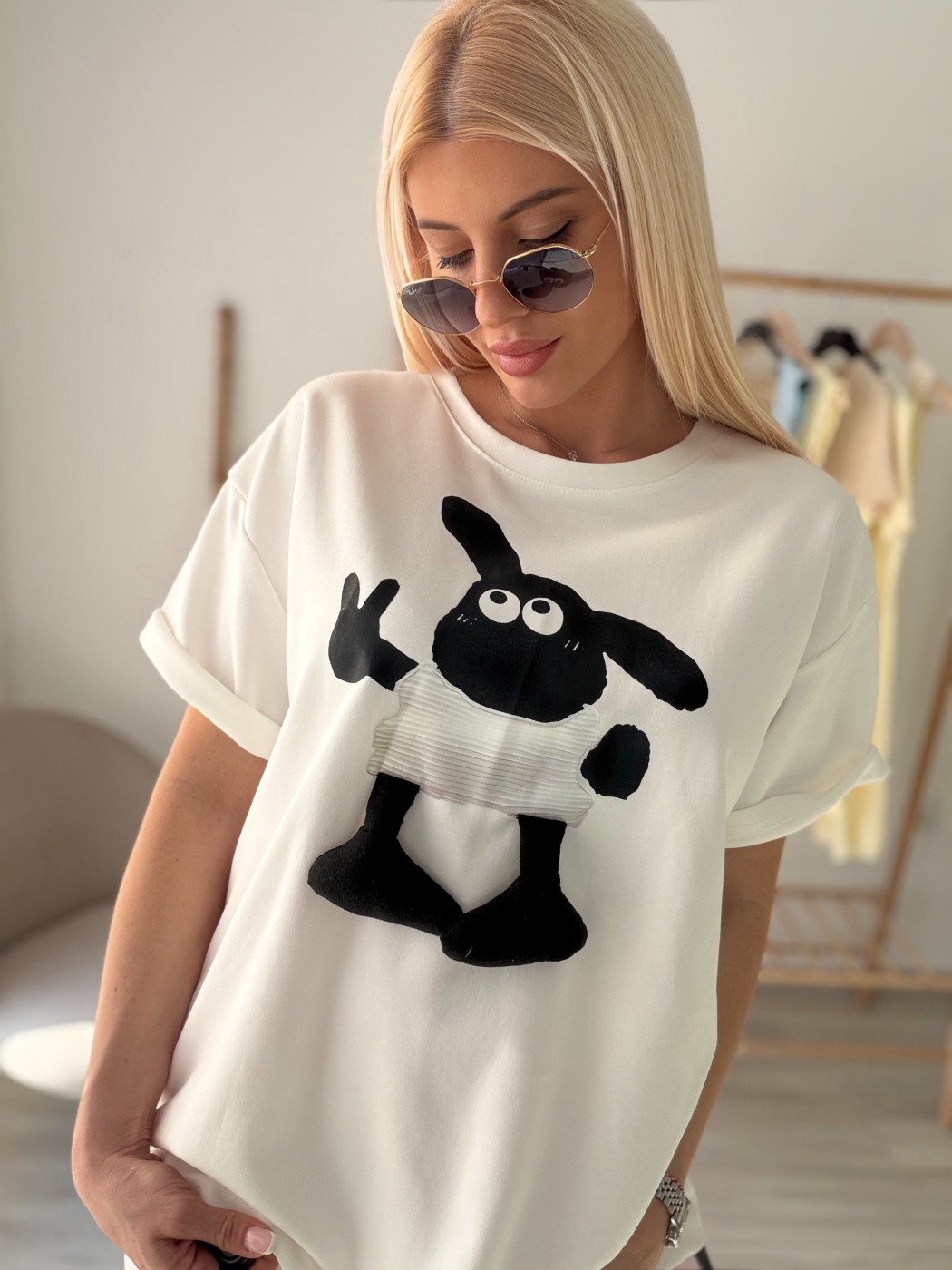 Туника тениска с овца 