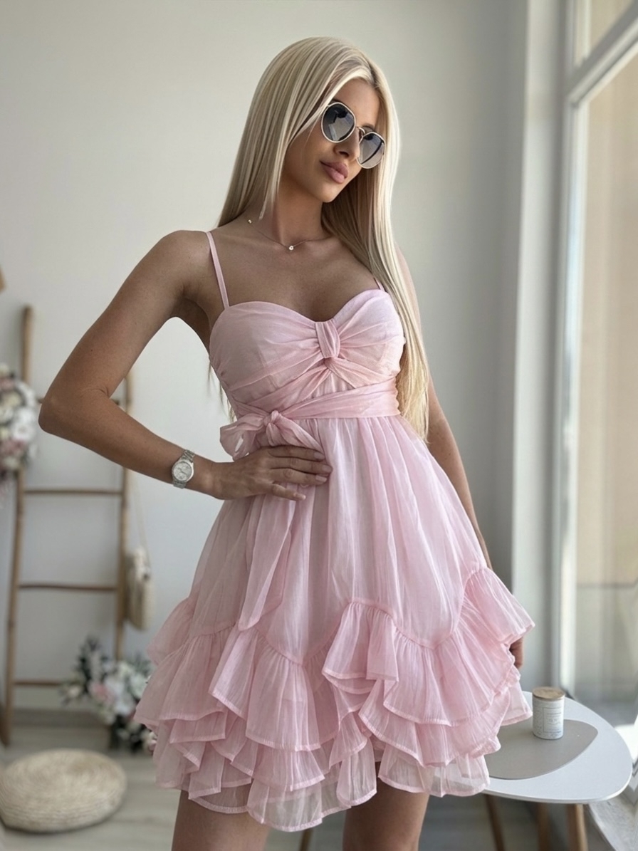 Рокля LALE розова