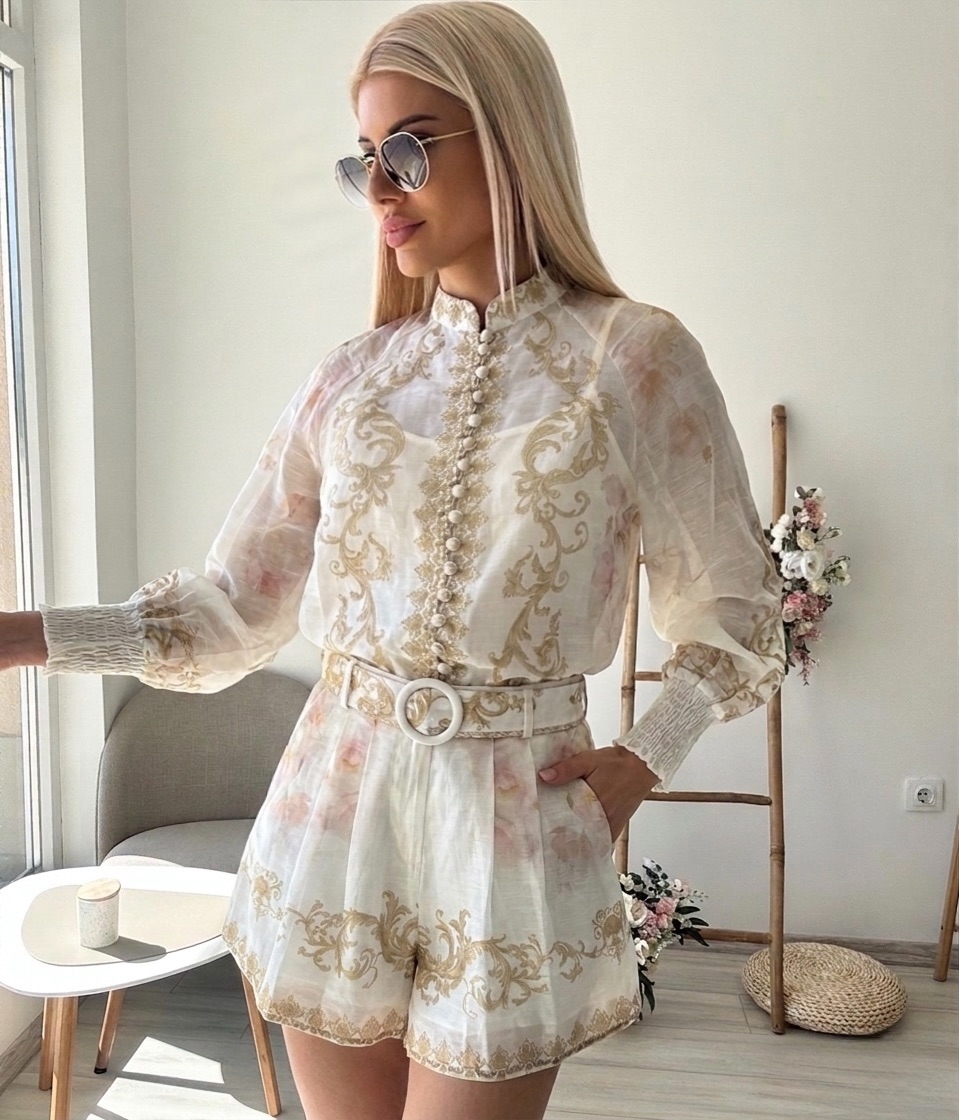 Комплект риза и панталони Ivory