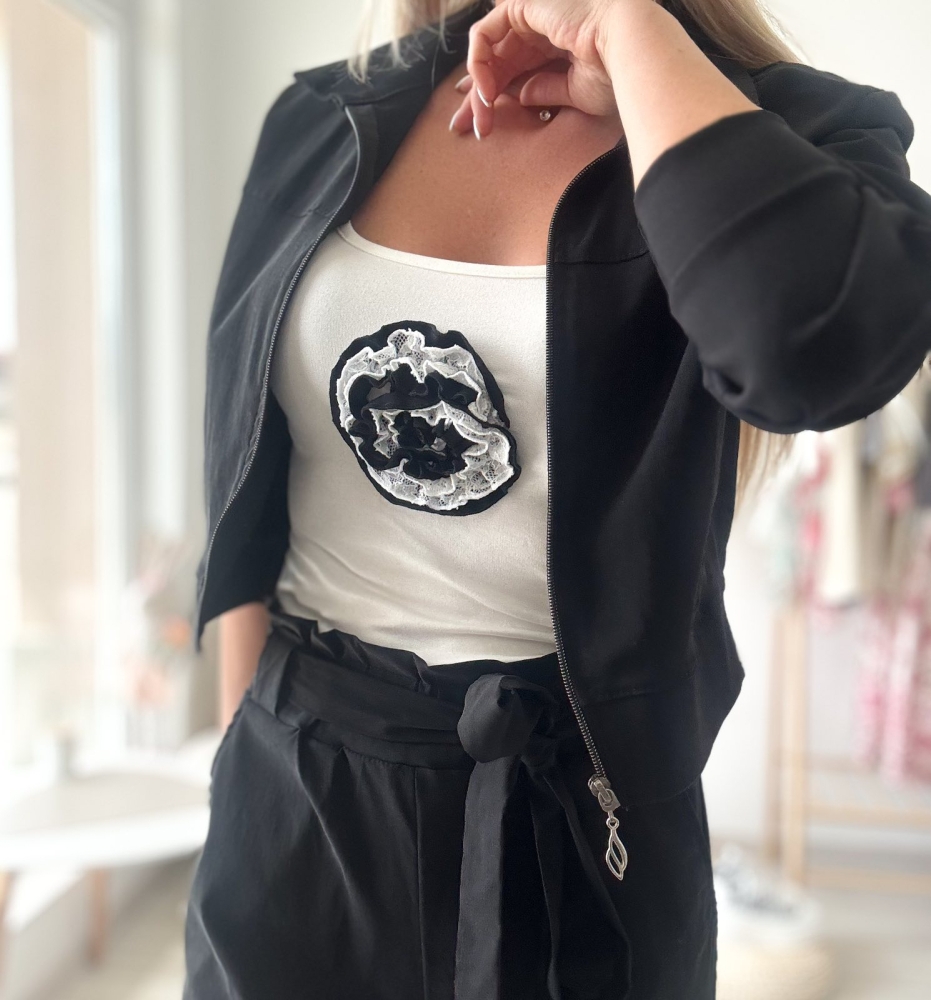 Черен сет яке и панталон