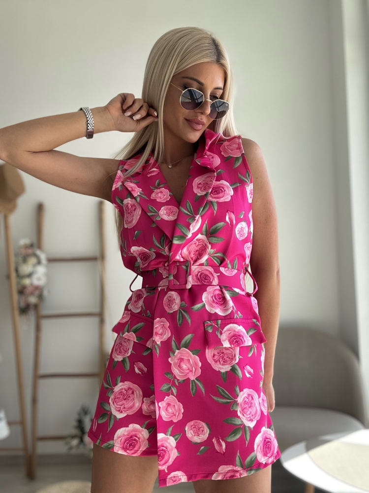 Цикламен гащеризон с розови цветя