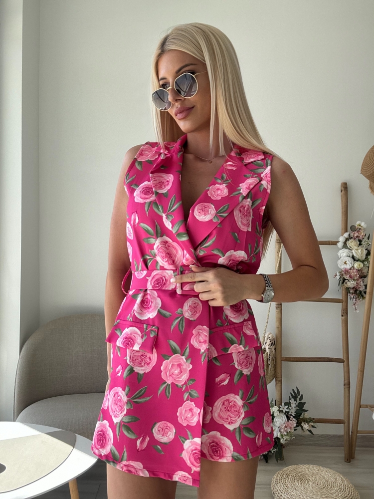 Цикламен гащеризон с розови цветя