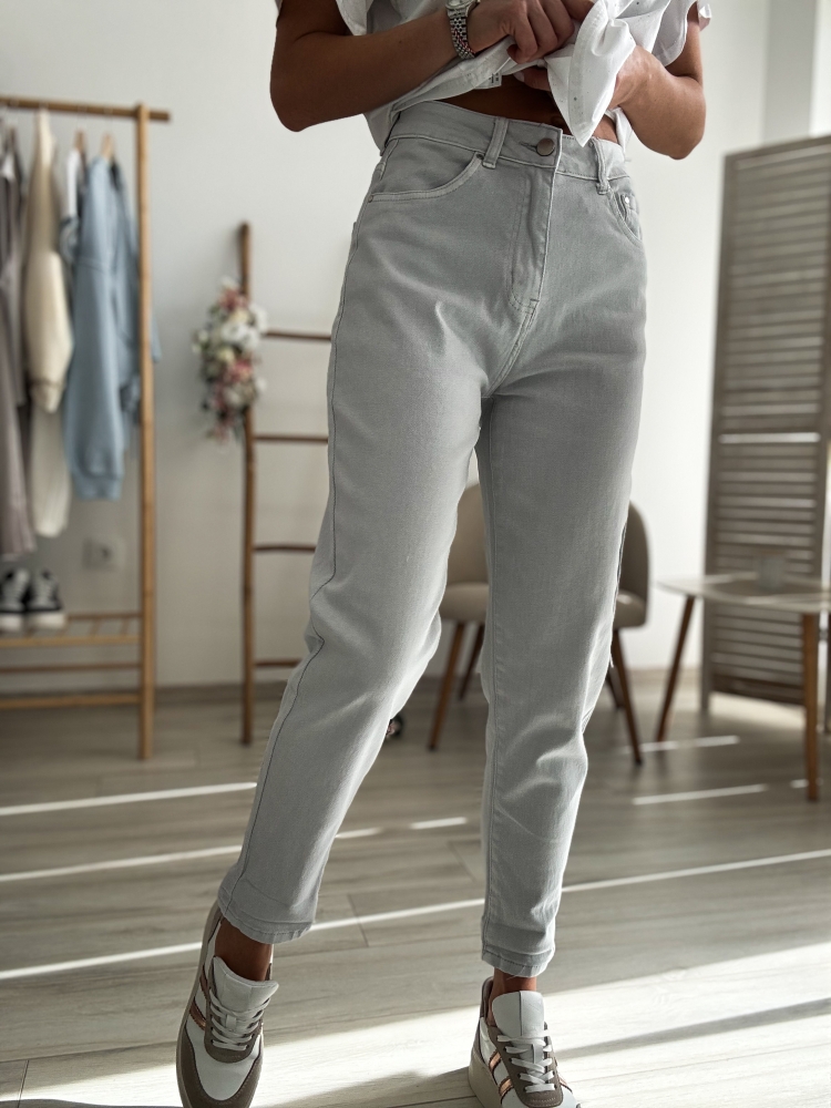 Сиви дънки пастел