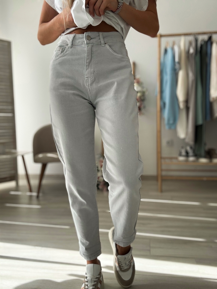 Сиви дънки пастел