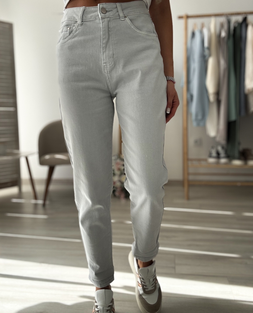 Сиви дънки пастел