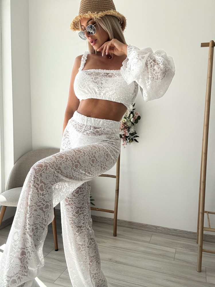 Плажен сет с дантела 2