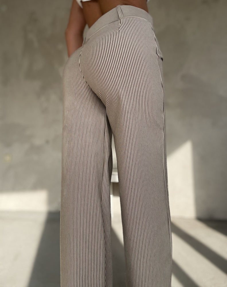 Панталон райе бежов