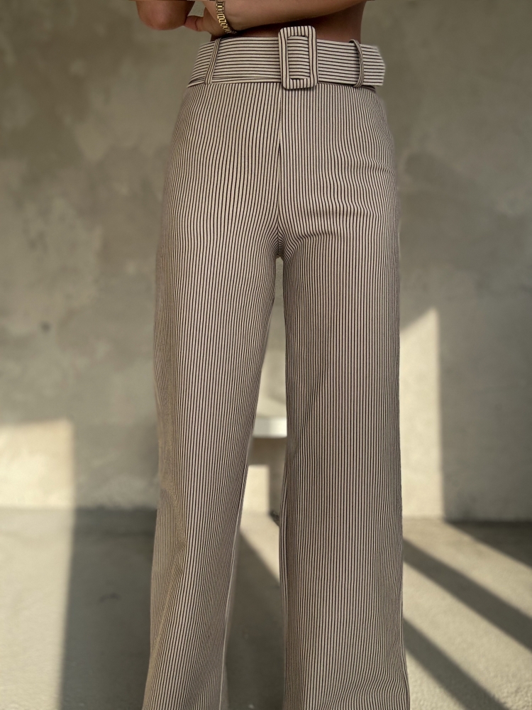 Панталон райе бежов