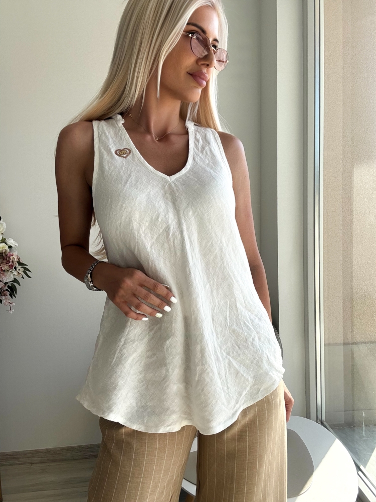 Бял потник лен