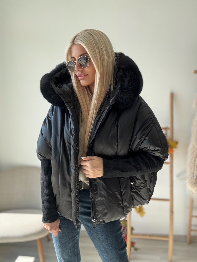 Черно яке шушляк с черен пух