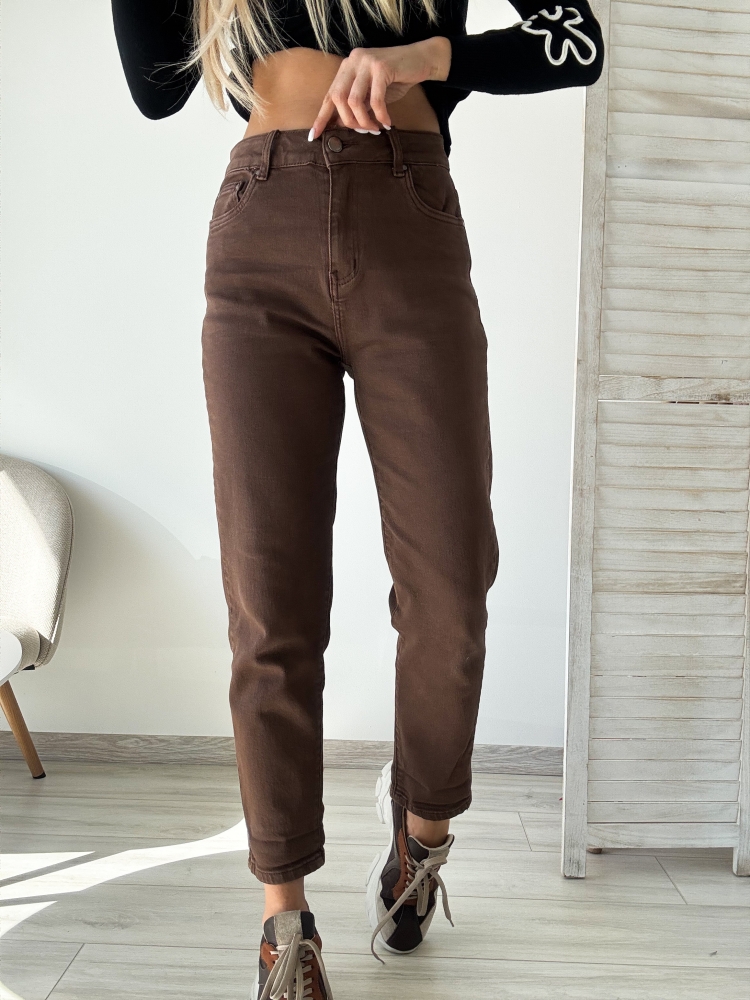 Кафеви дънки мамфит