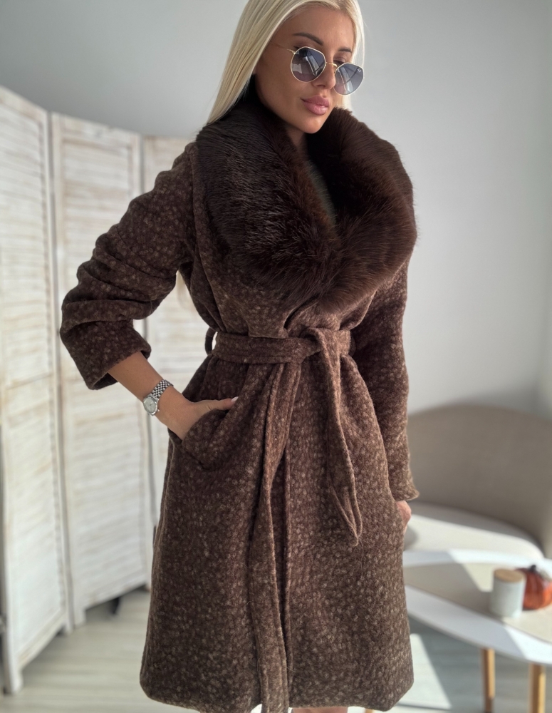 Кафяво палто Mocha