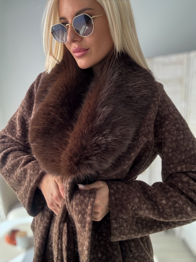 Кафяво палто Mocha