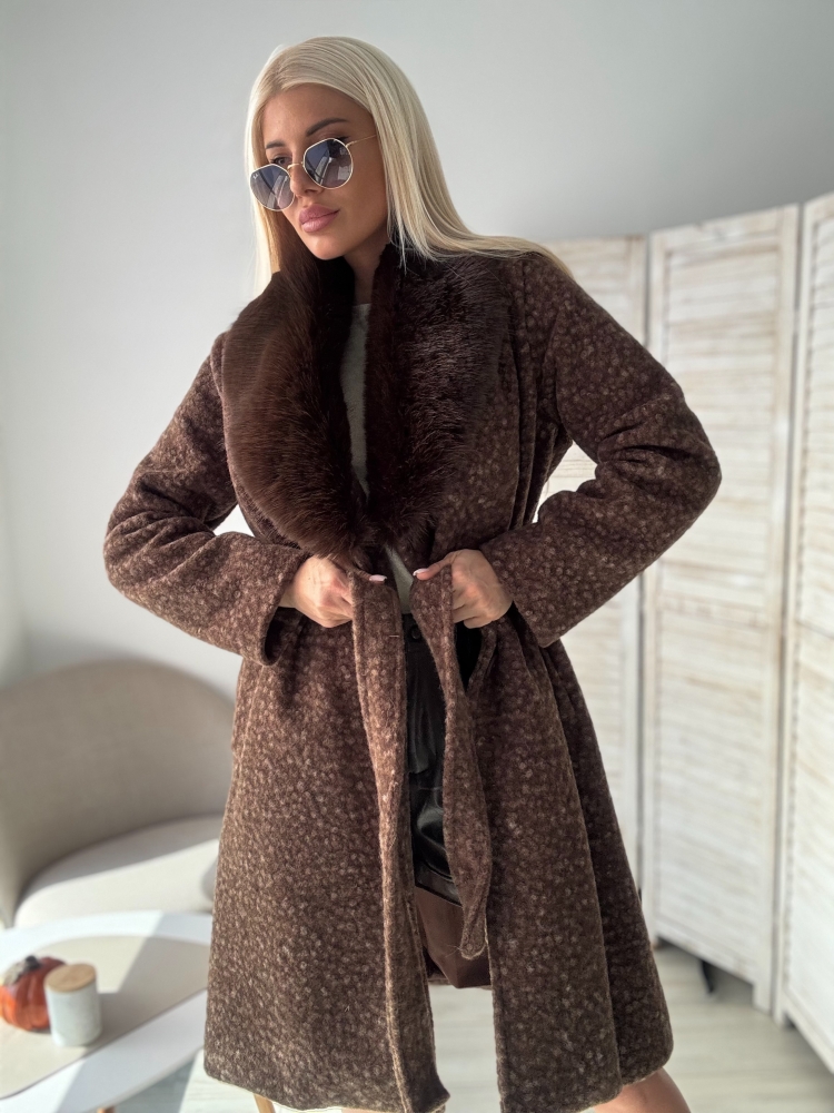 Кафяво палто Mocha