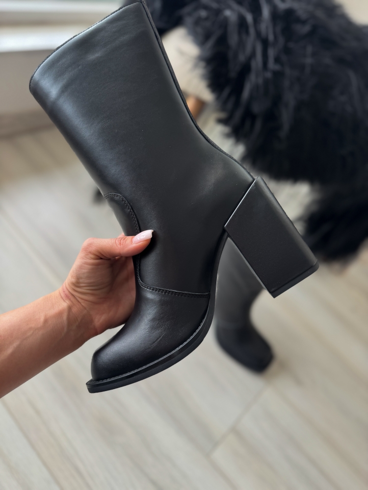 Черни обувки Diadora естествена кожа