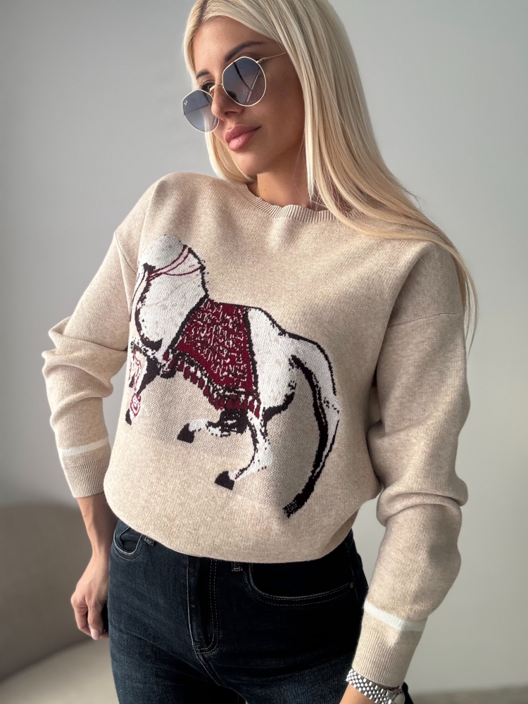 Пуловер HORSE