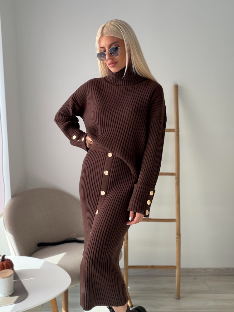 Кафяв комплект Kelly