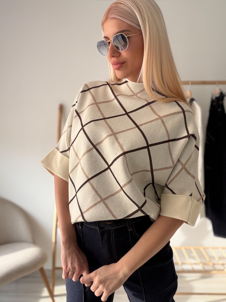 Туника екрю райе 