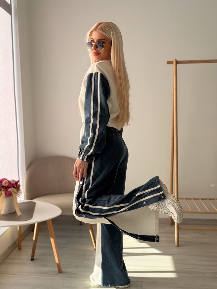 Комплект екрю с деним 3 части