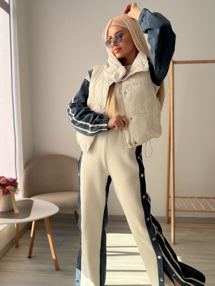 Комплект екрю с деним 3 части