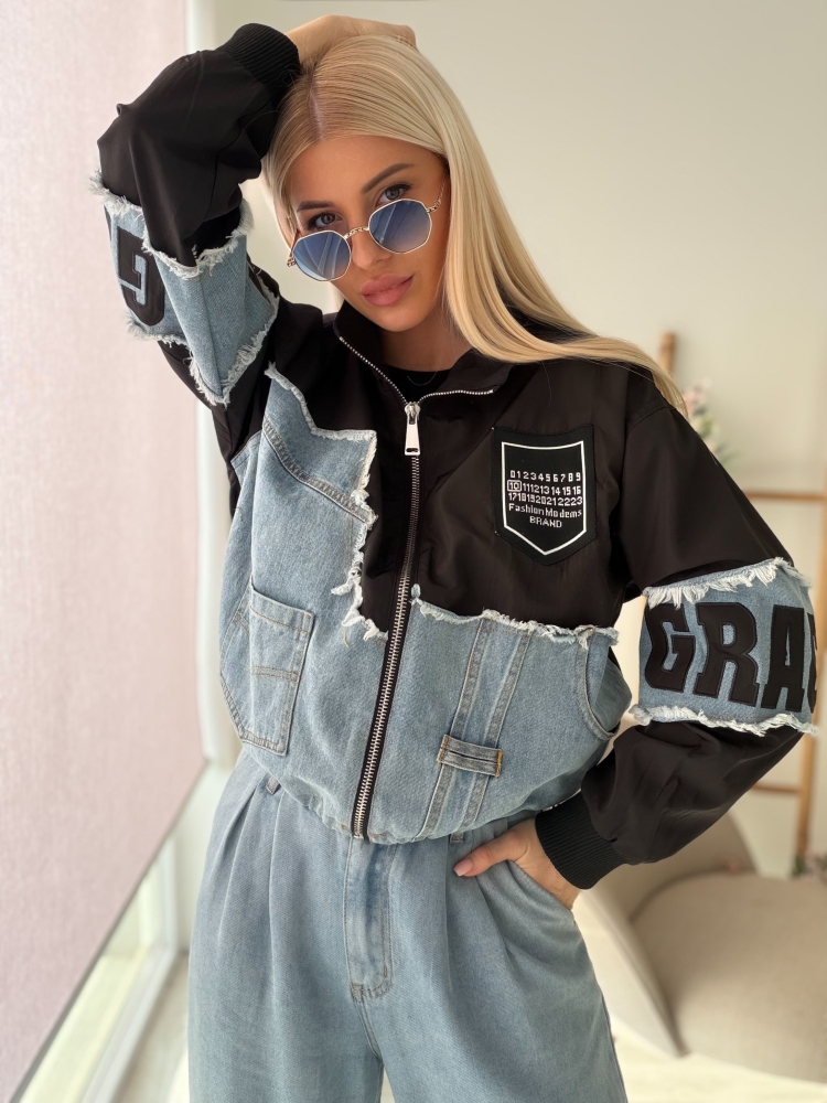 Черно яке с деним