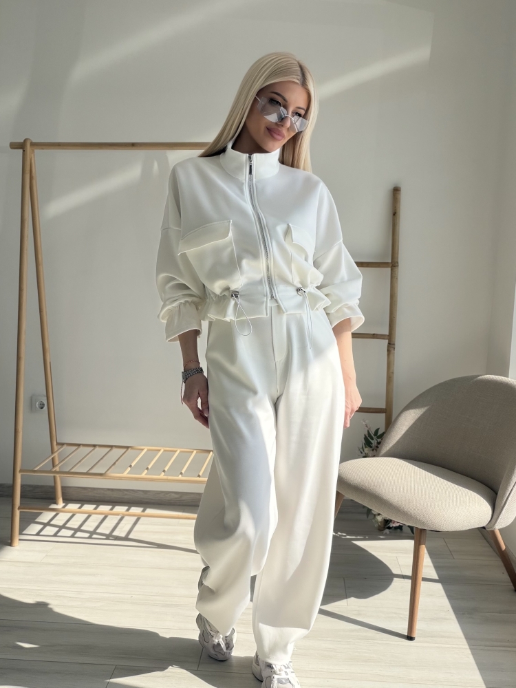 Бял комплект балон