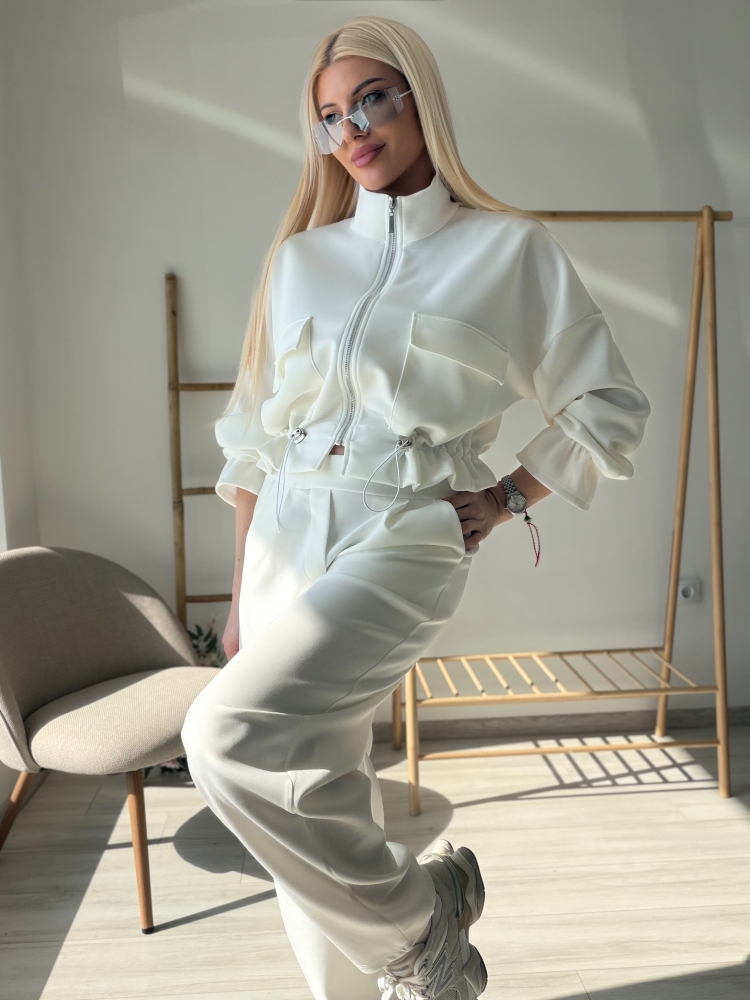 Бял комплект балон