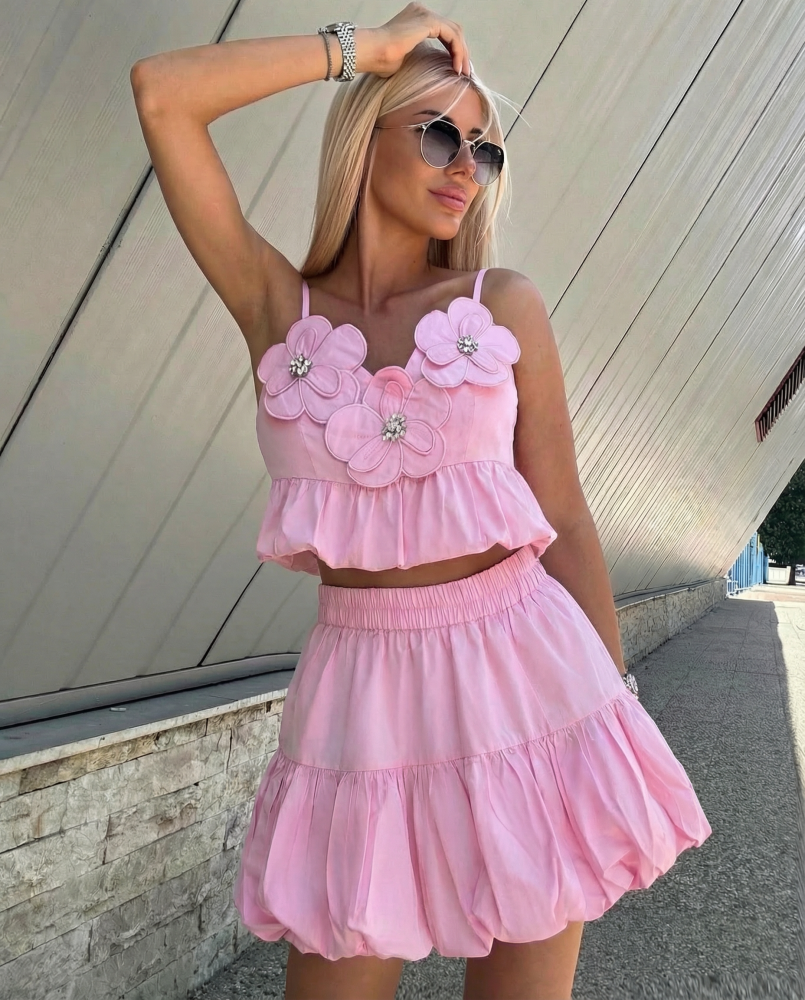 Розов комплект Aura