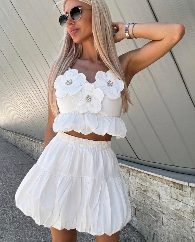 Бял комплект Aura