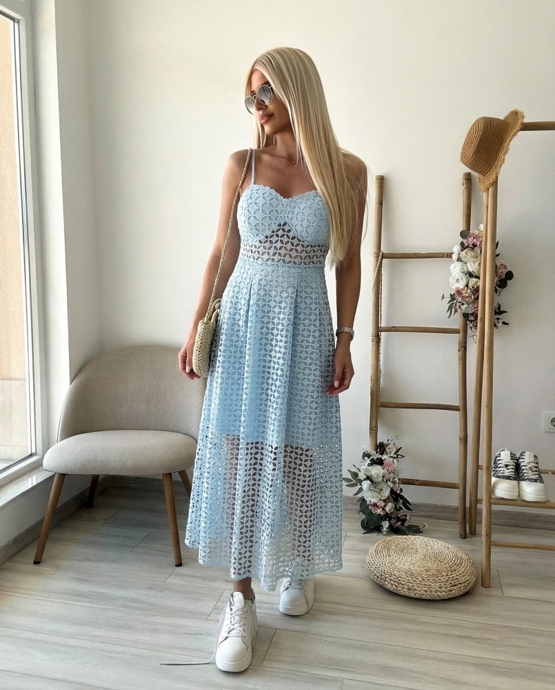 Синя рокля LUNA