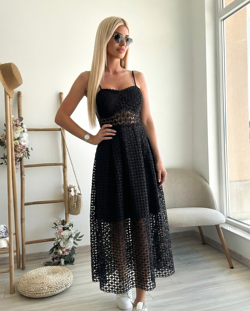 Черна рокля LUNA