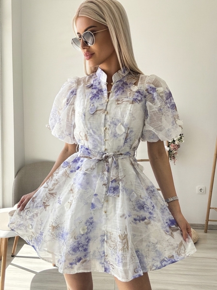 Синя рокля Rosa