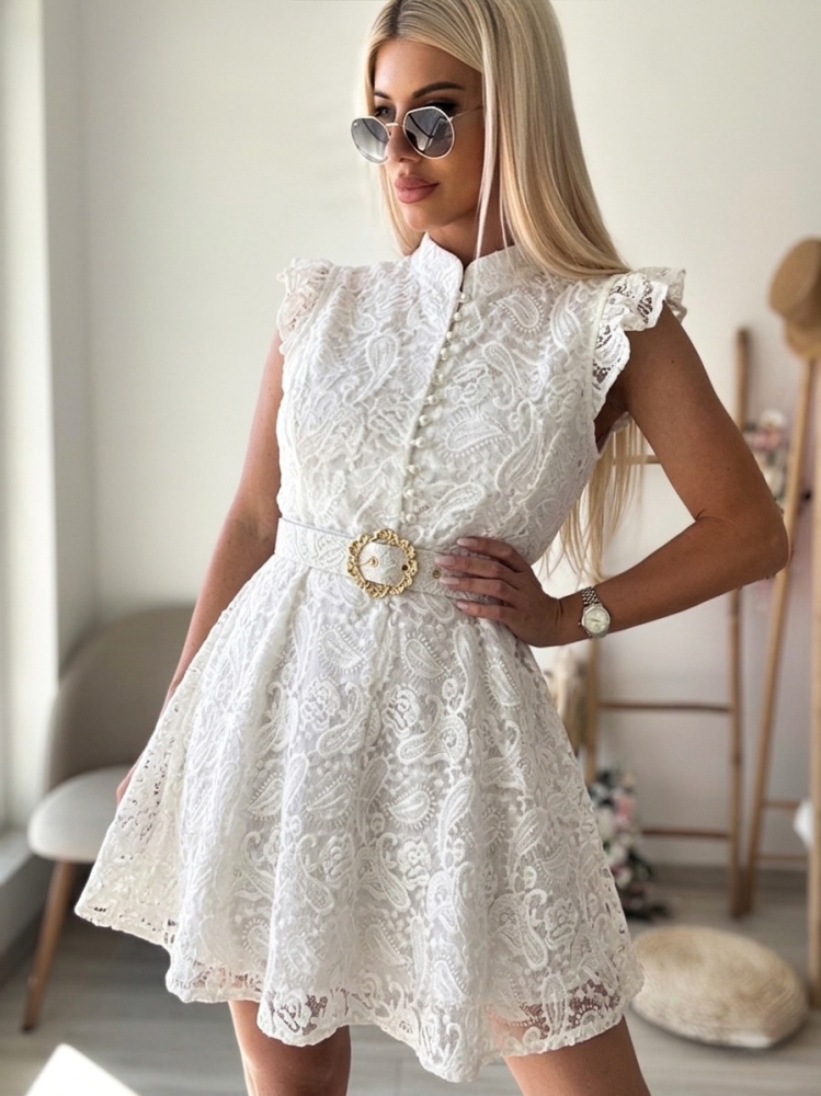 Бяла рокля Lace Romance