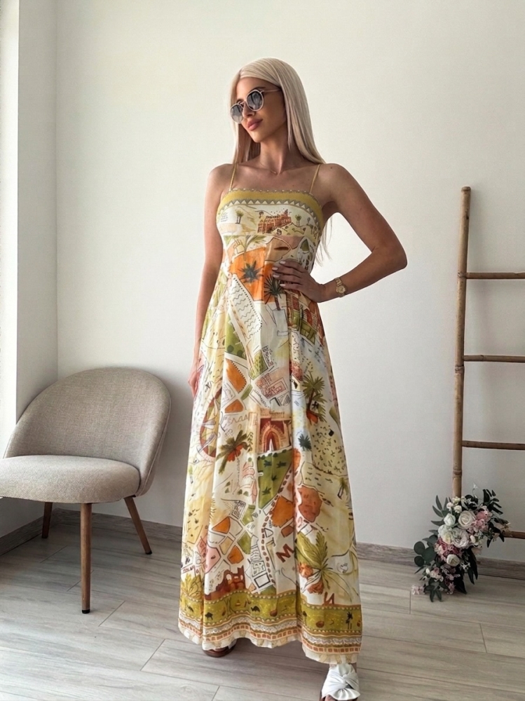 Ленена рокля Marrakesh