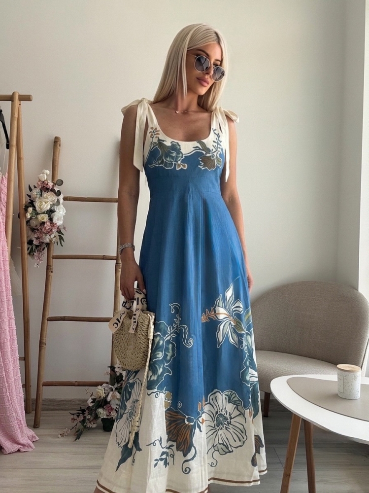 Ленена рокля Marina